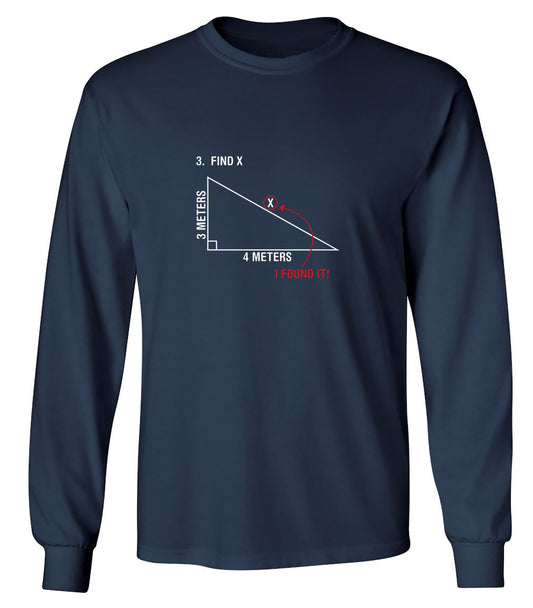 Funny T-Shirts design "Find X - Long Sleeve"
