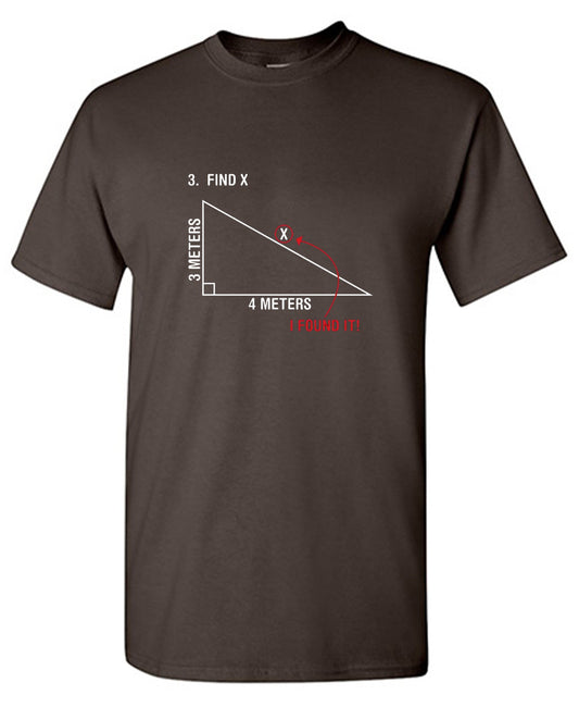 Funny T-Shirts design "Find X"