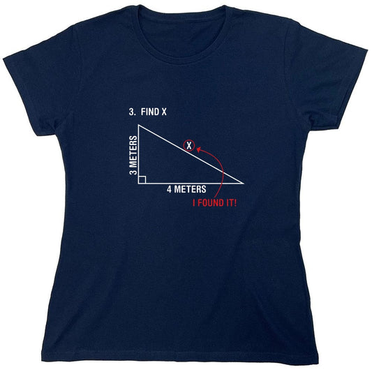 Funny T-Shirts design "Find X - Womens"