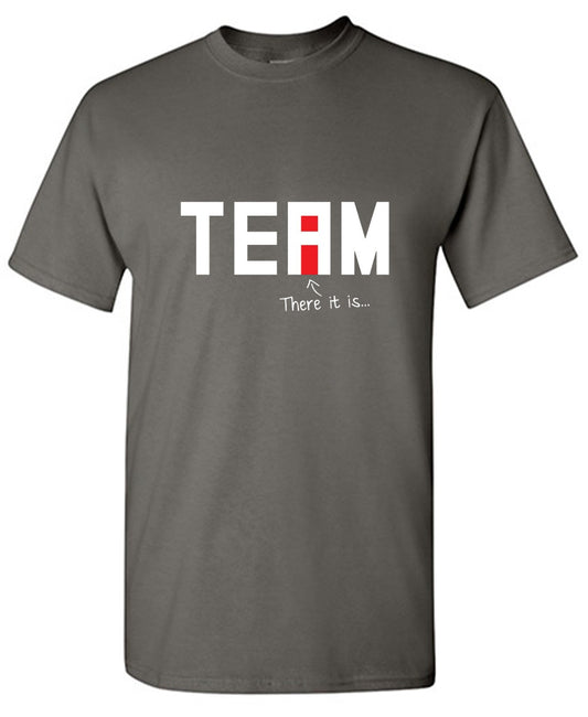 Funny T-Shirts design "I Found The "I" In Team T-Shirt - Youth"