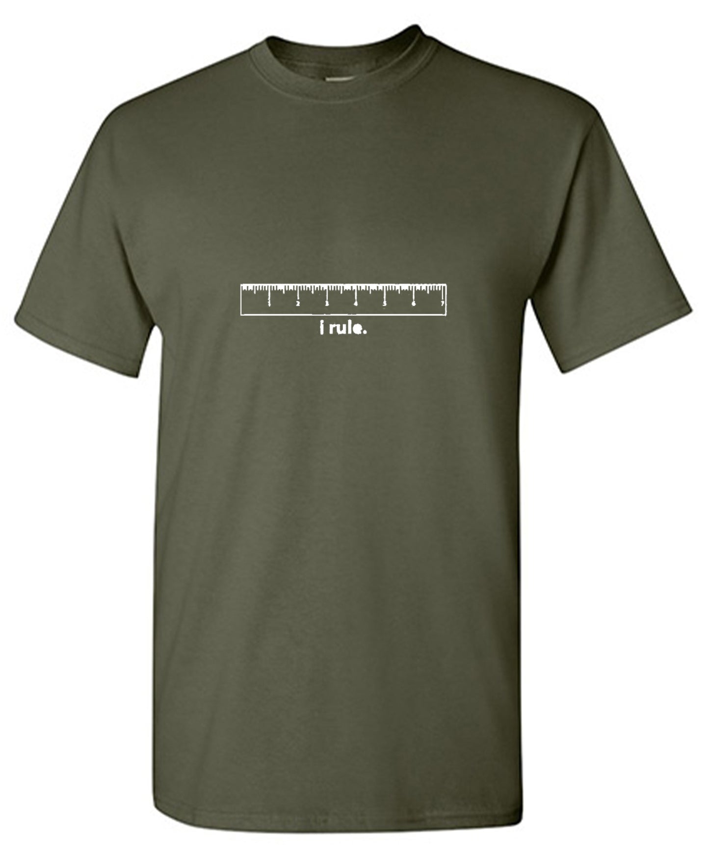 Funny T-Shirts design "I Rule - Tall Tee"
