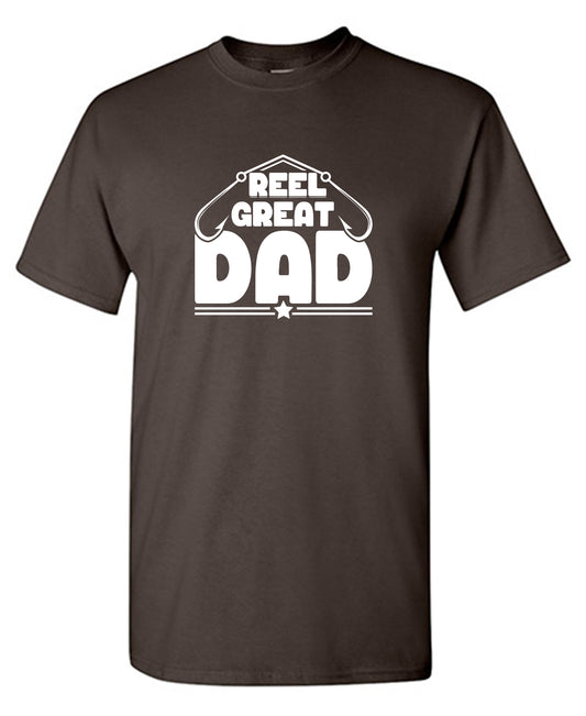 Funny T-Shirts design "Reel Great Dad!"
