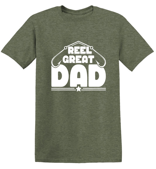 Funny T-Shirts design "Reel Great Dad!"