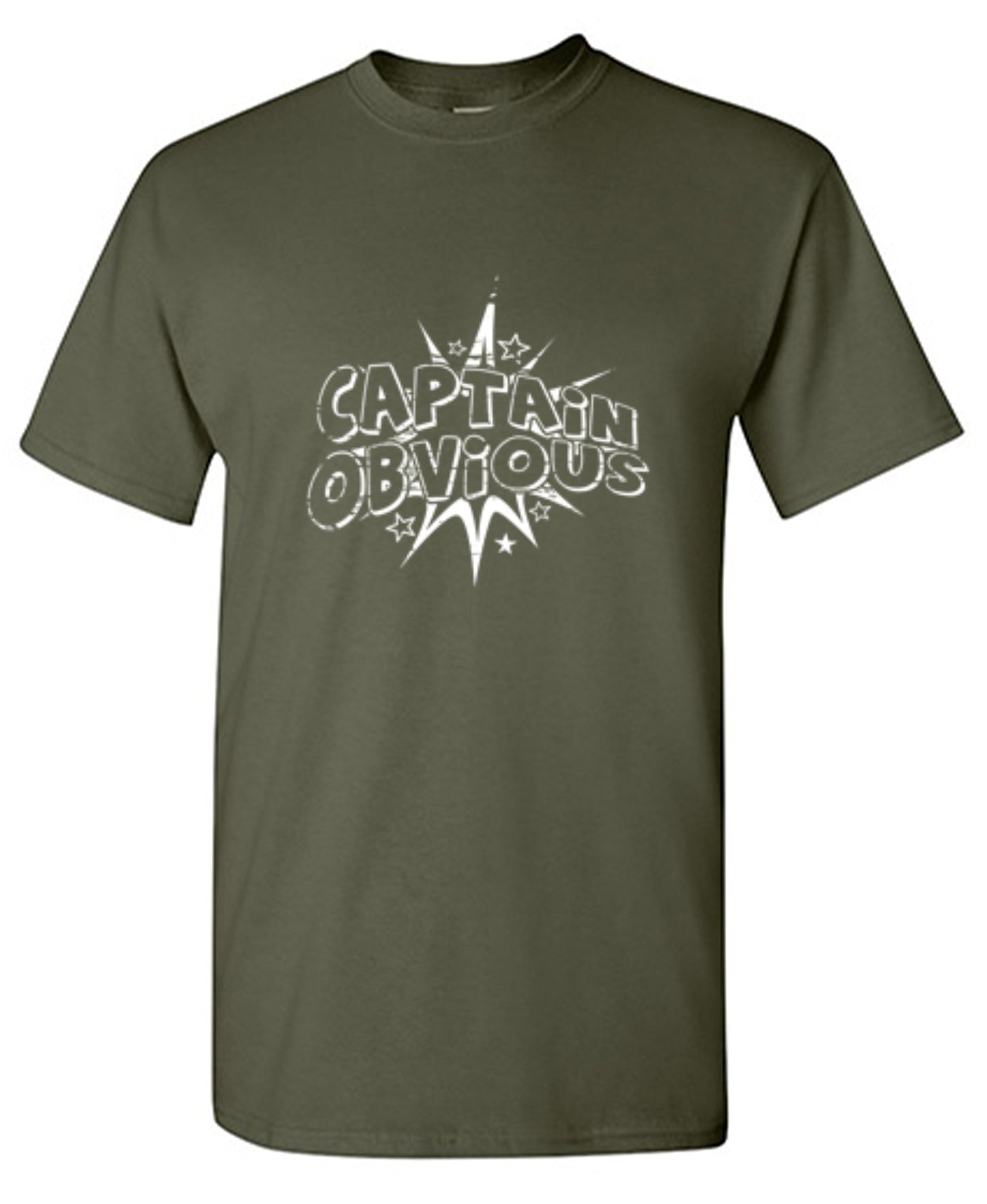 Funny T-Shirts design "Captain Obvious"
