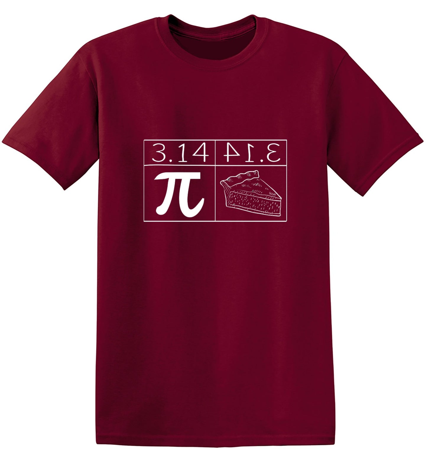 Funny T-Shirts design "Pi = Pie"