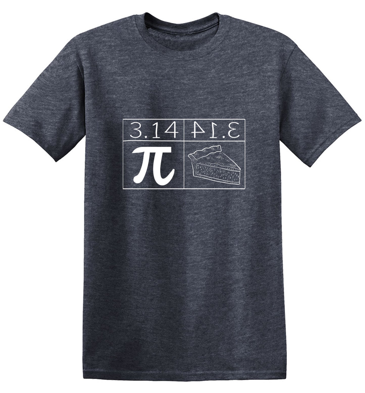 Funny T-Shirts design "Pi = Pie"