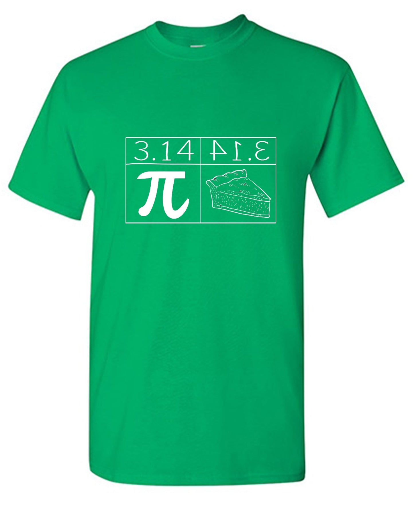 Funny T-Shirts design "Pi = Pie"