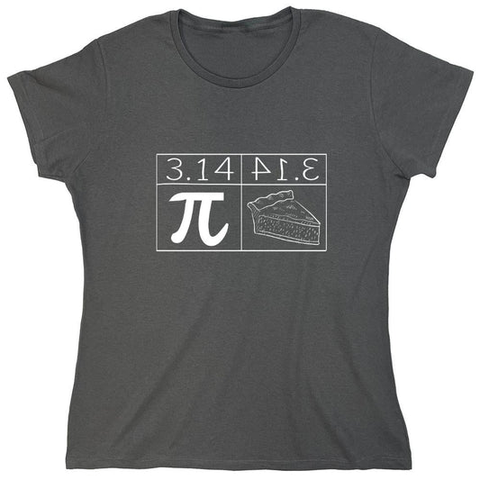 Funny T-Shirts design "Pi = Pie - Womens"