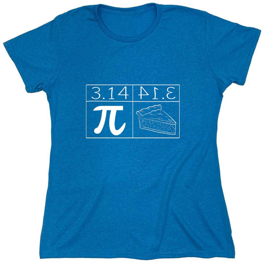 Funny T-Shirts design "Pi = Pie - Womens"