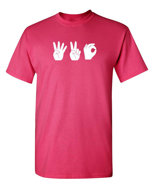 Funny T-Shirts design "420 Hand Gestures"
