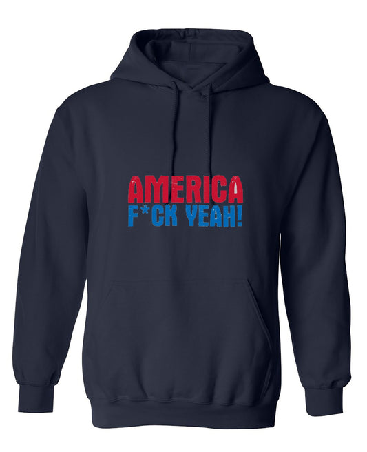 Funny T-Shirts design "AMERICA F*CK YEAH - 4th of July T-Shirt - Hoodie"