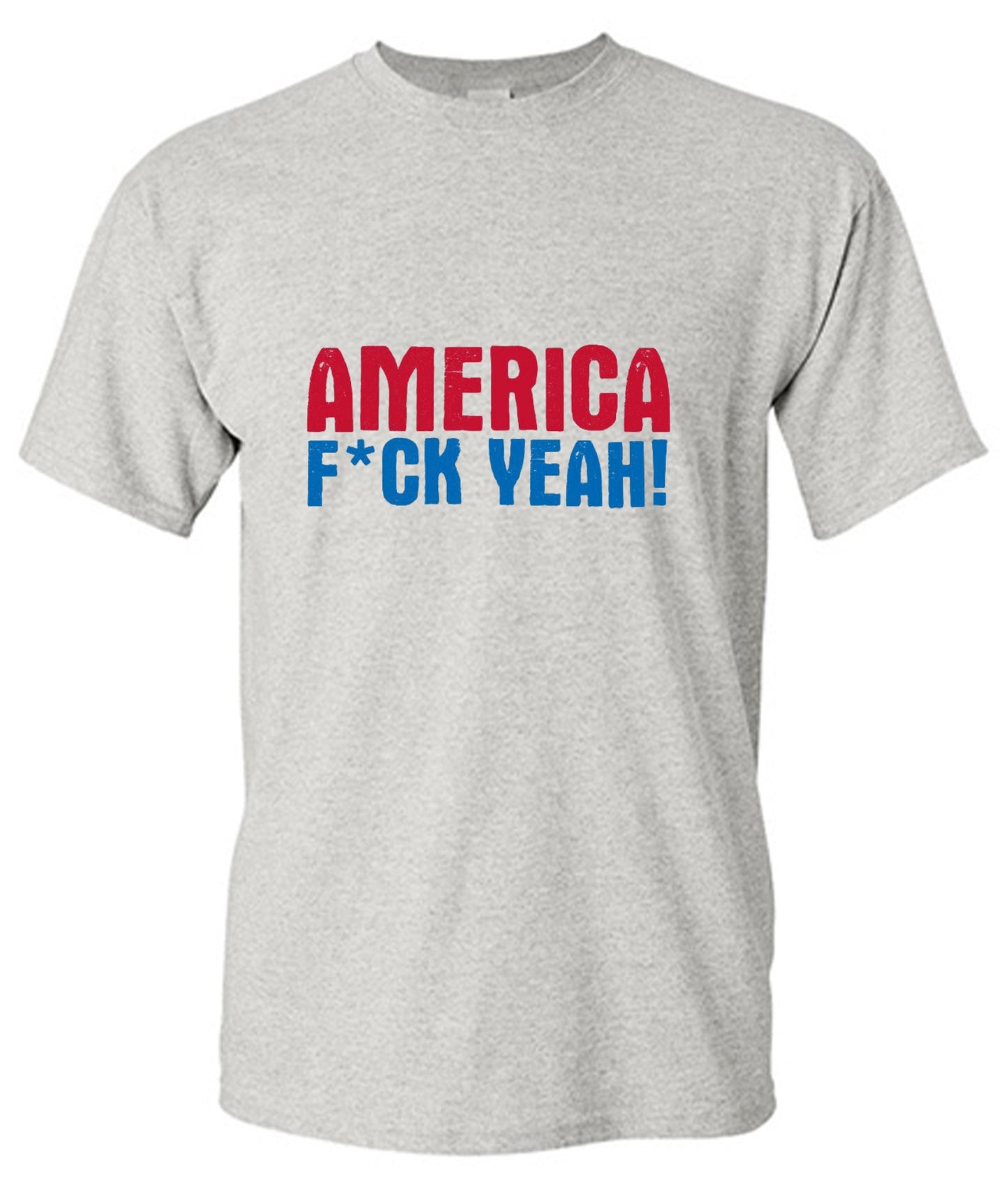 Funny T-Shirts design "AMERICA F*CK YEAH - 4th of July T-Shirt"