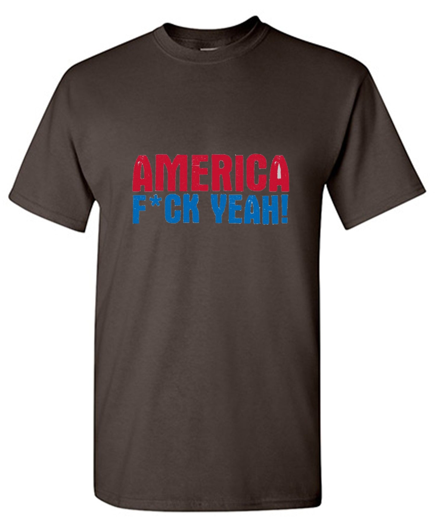 Funny T-Shirts design "AMERICA F*CK YEAH - 4th of July T-Shirt"