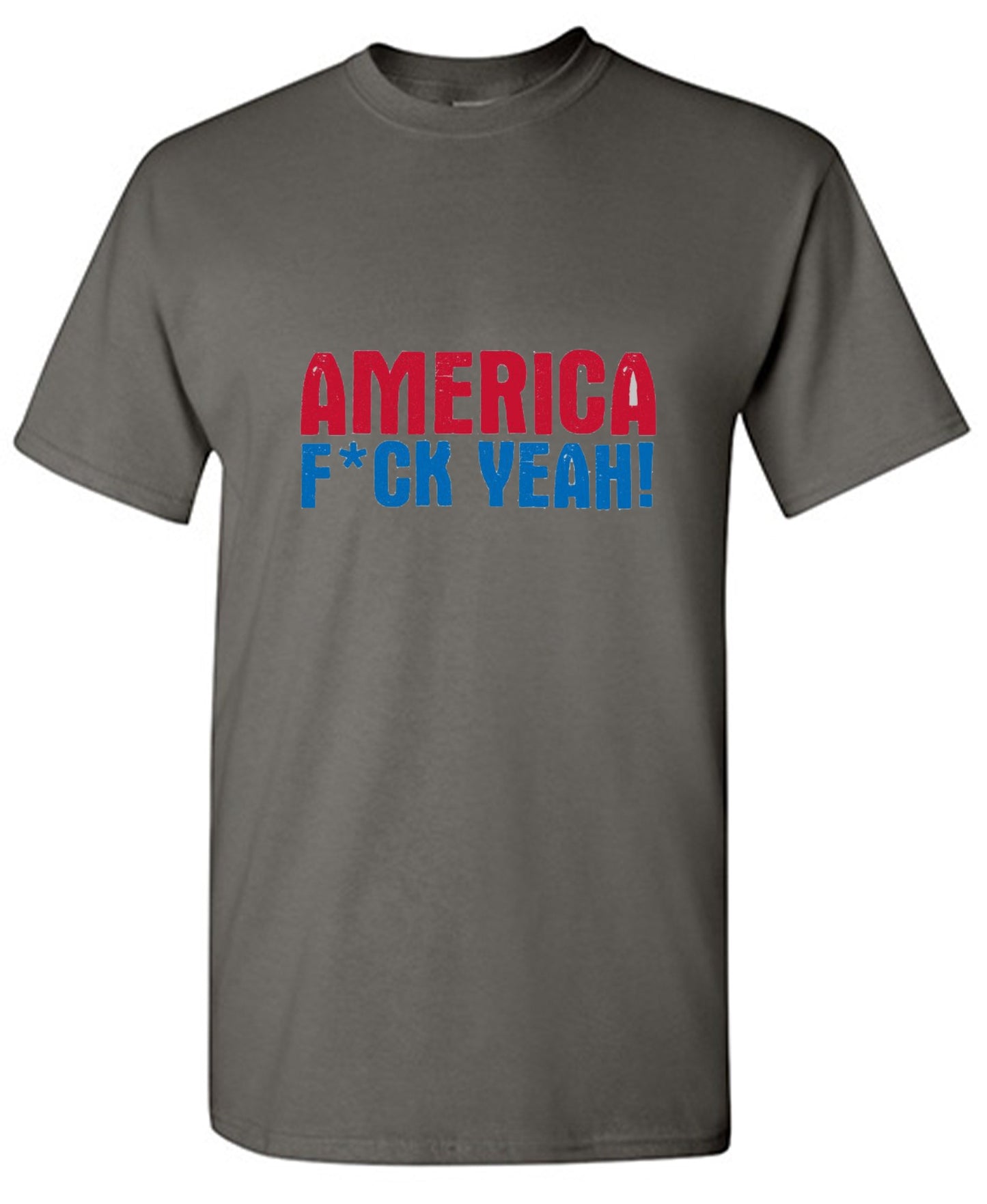 Funny T-Shirts design "AMERICA F*CK YEAH - 4th of July T-Shirt"