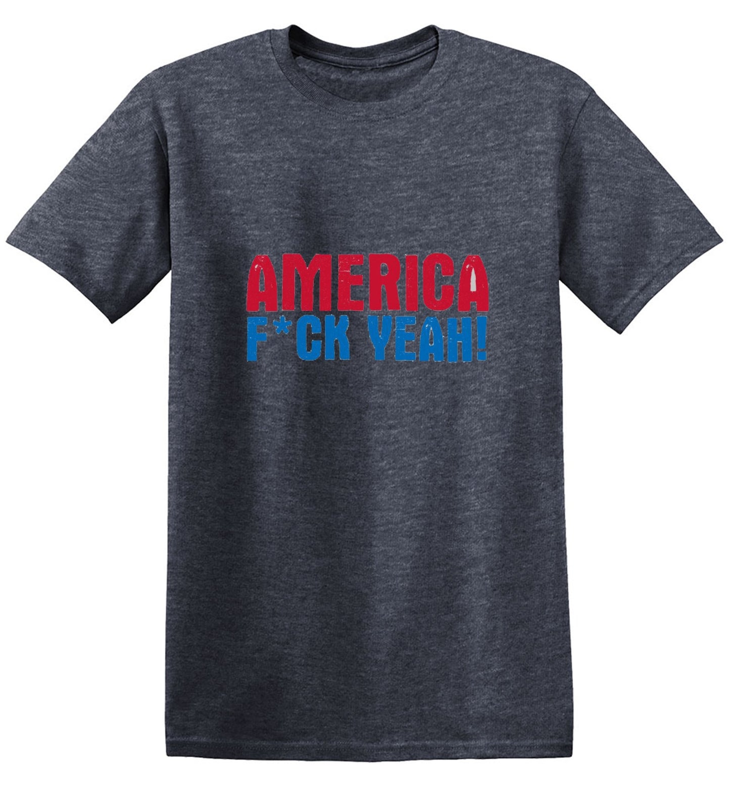 Funny T-Shirts design "AMERICA F*CK YEAH - 4th of July T-Shirt"
