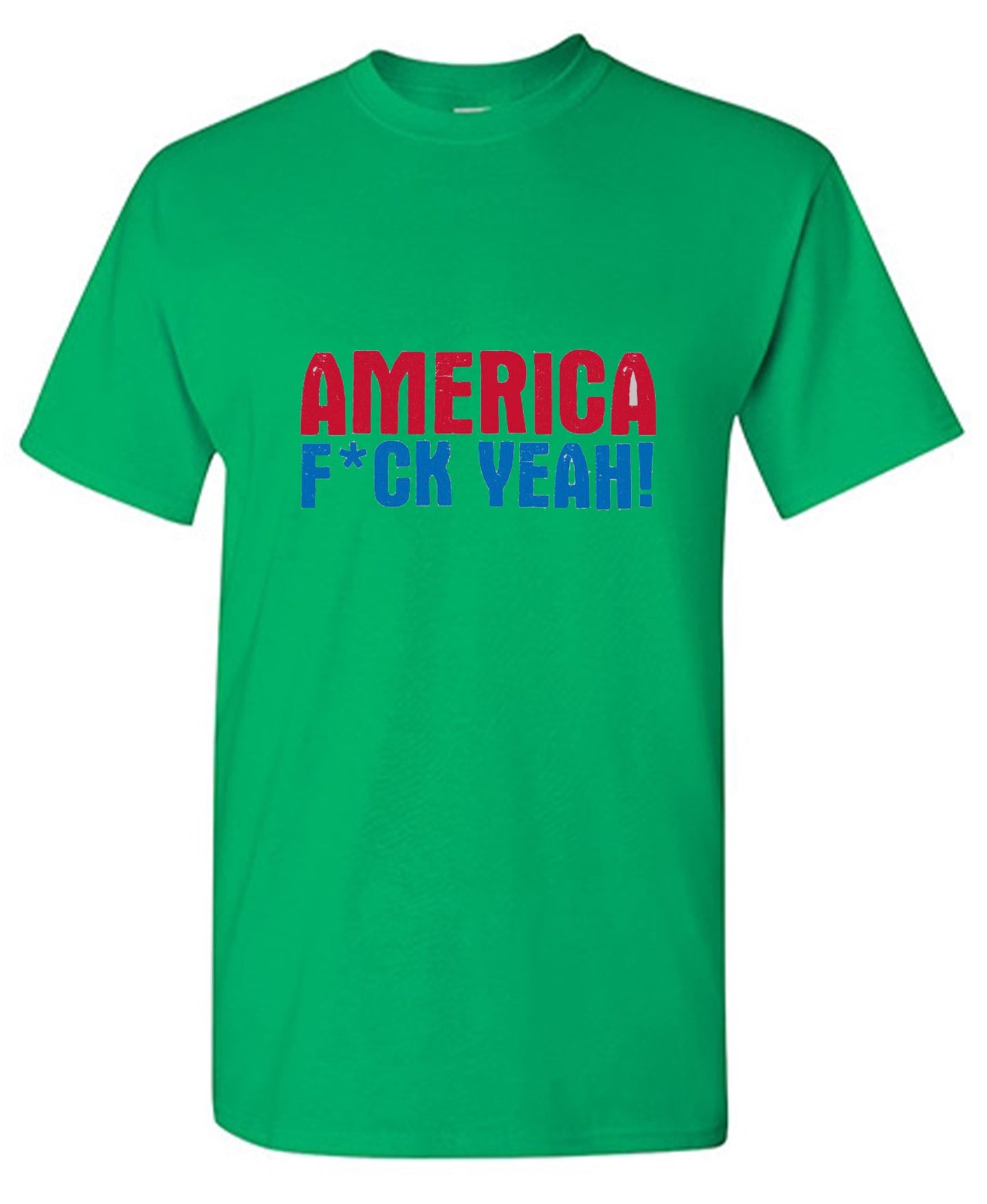 Funny T-Shirts design "AMERICA F*CK YEAH - 4th of July T-Shirt"