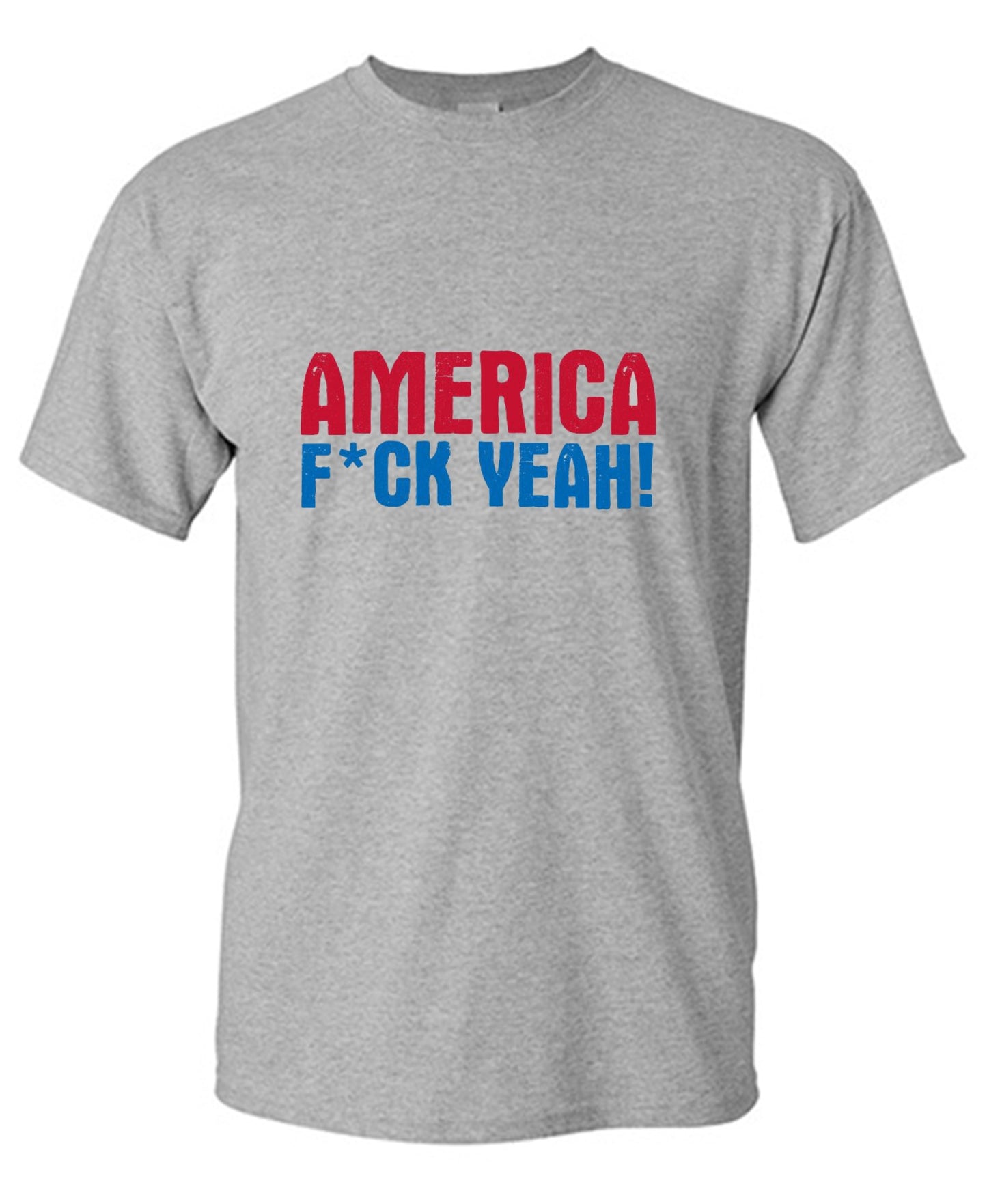 Funny T-Shirts design "AMERICA F*CK YEAH - 4th of July T-Shirt"