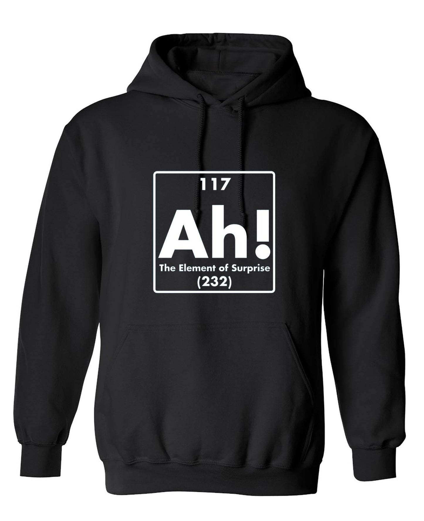 Funny T-Shirts design "Ah! The Element Of Surprise - Hoodie"