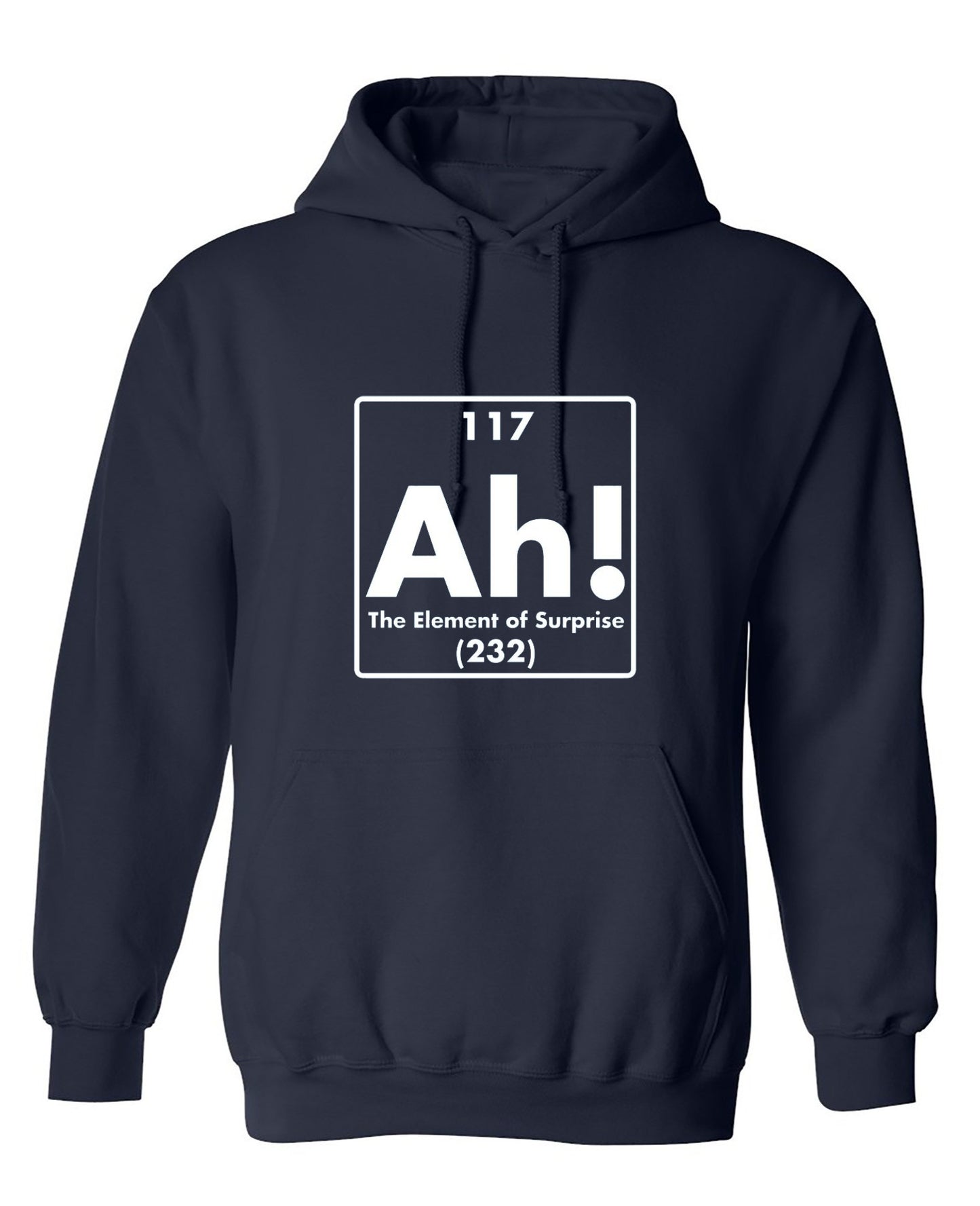 Funny T-Shirts design "Ah! The Element Of Surprise - Hoodie"