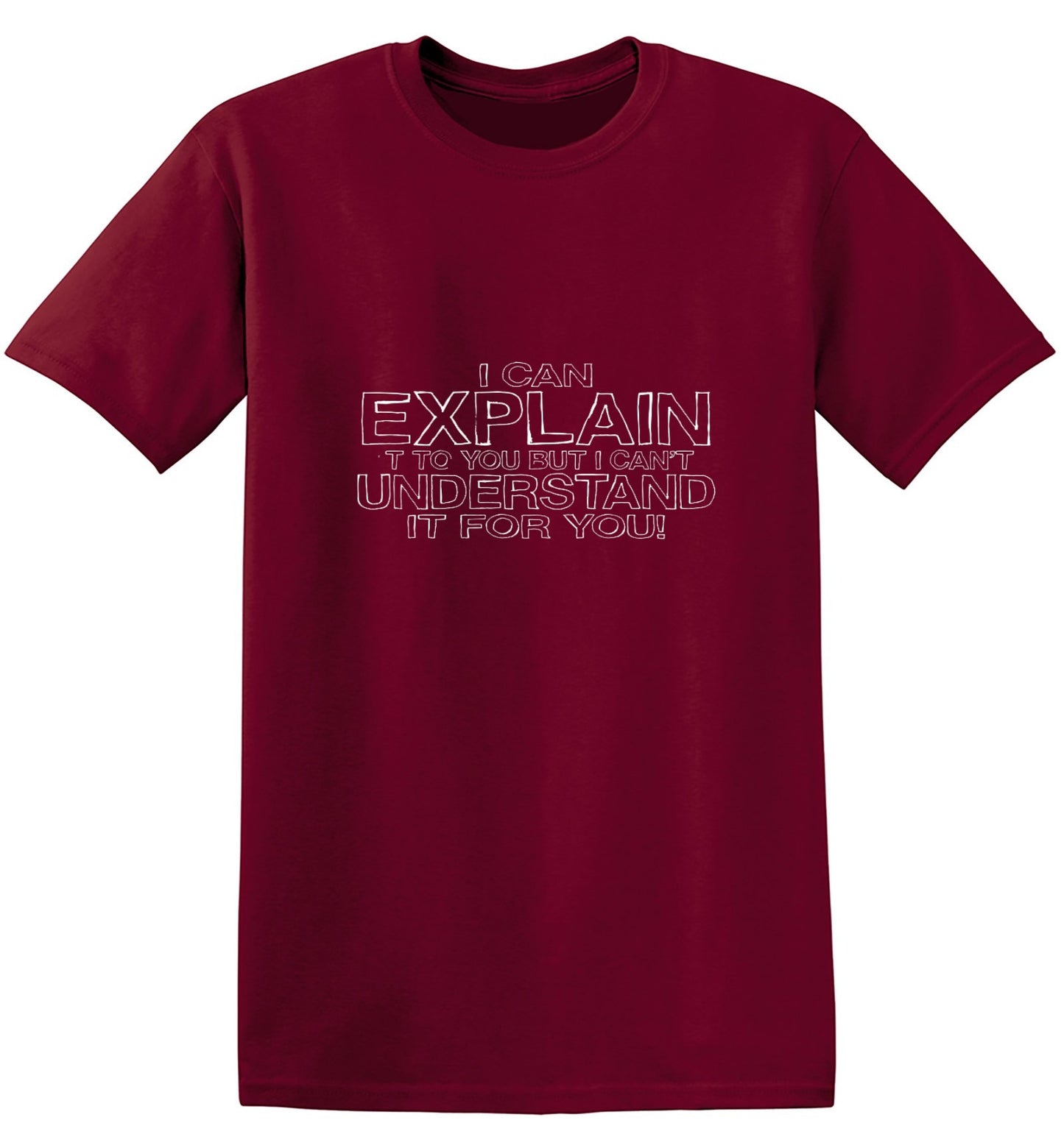 Funny T-Shirts design "I Can Explain It But I Can't Understand It For You"