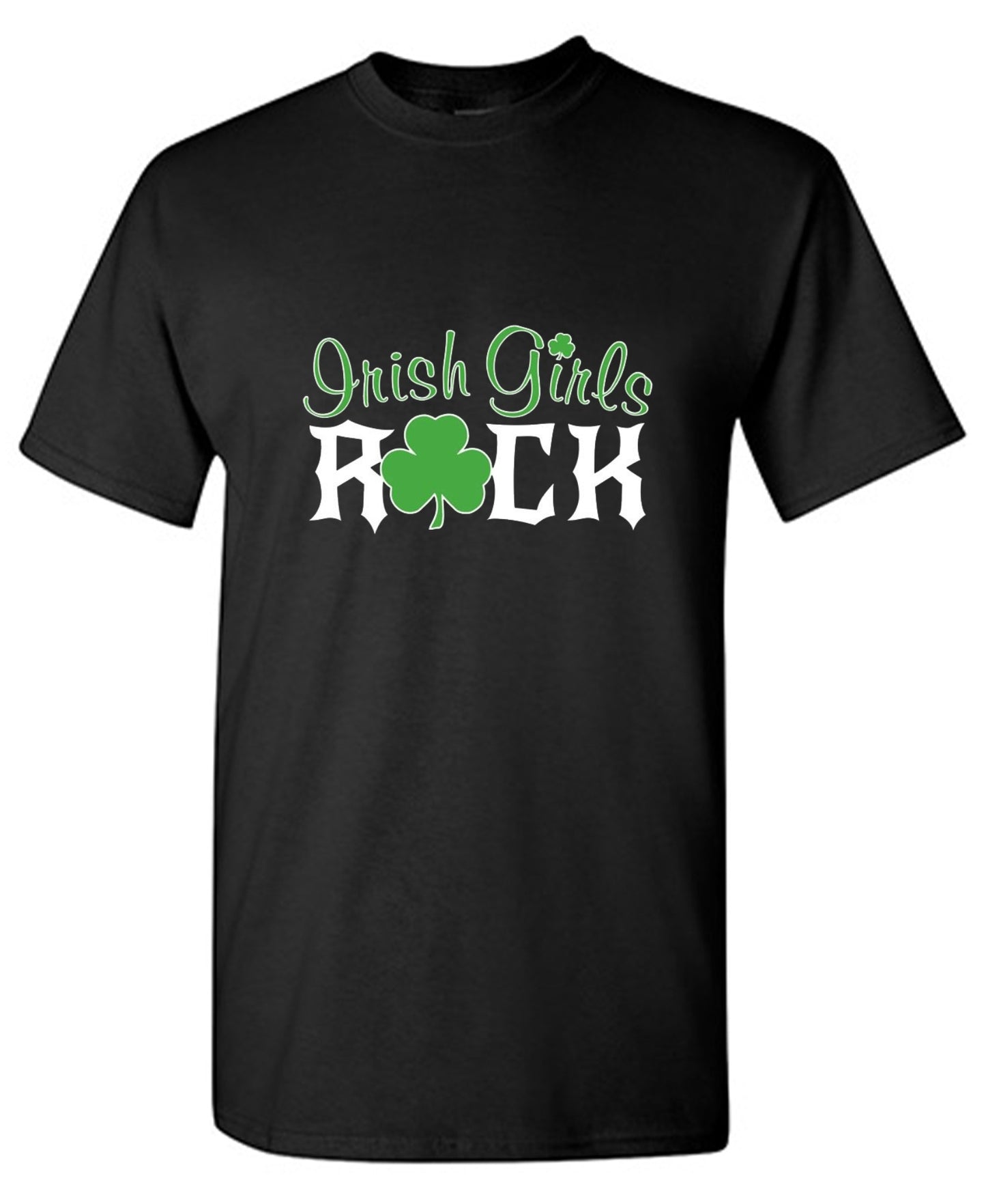 Funny T-Shirts design "Irish Girls Rock T-Shirt - Tall Tee"