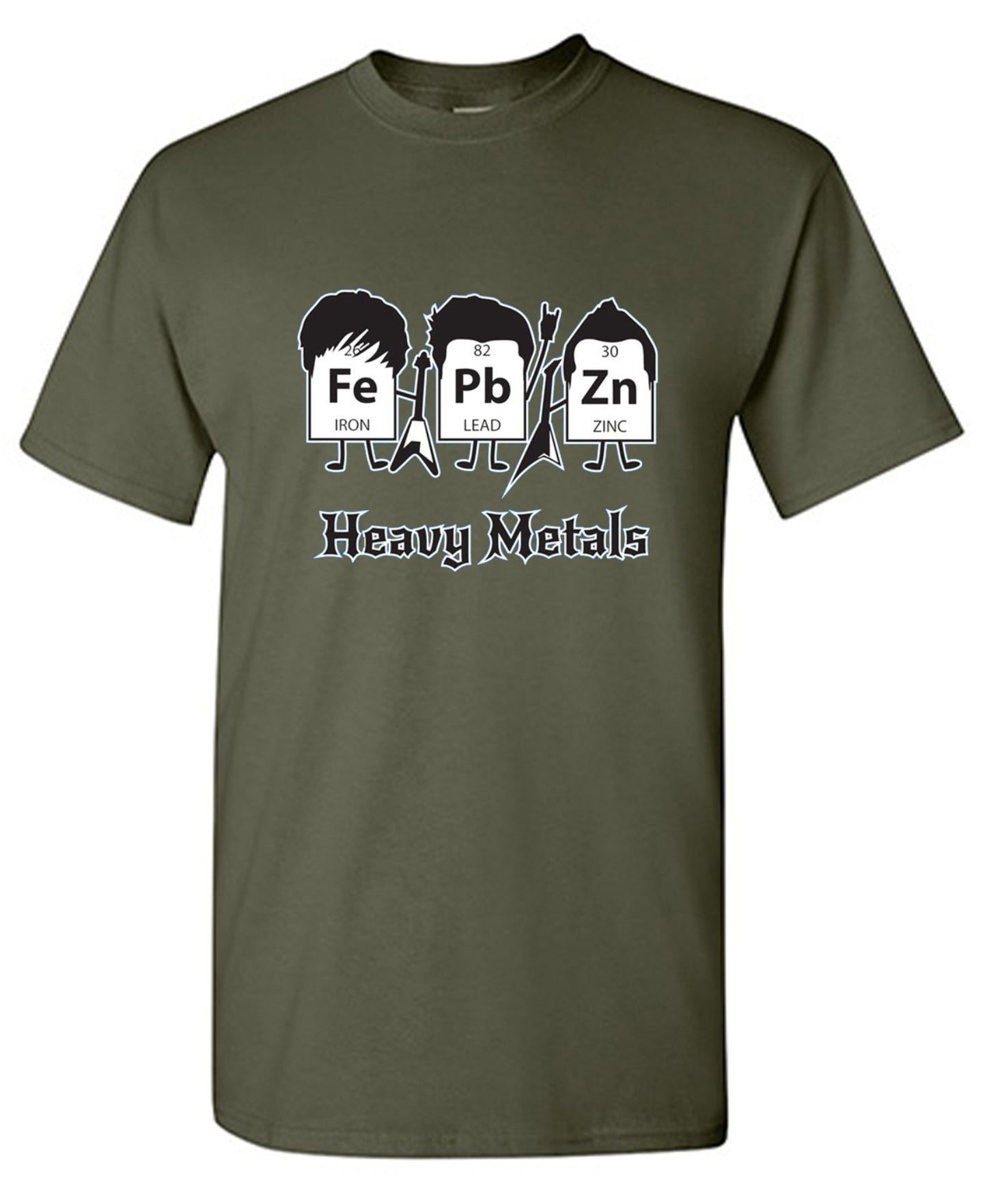 Funny T-Shirts design "Heavy Metals T-Shirts"