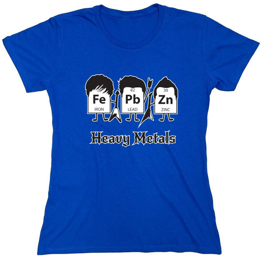Funny T-Shirts design "Heavy Metals T-Shirts - Womens"