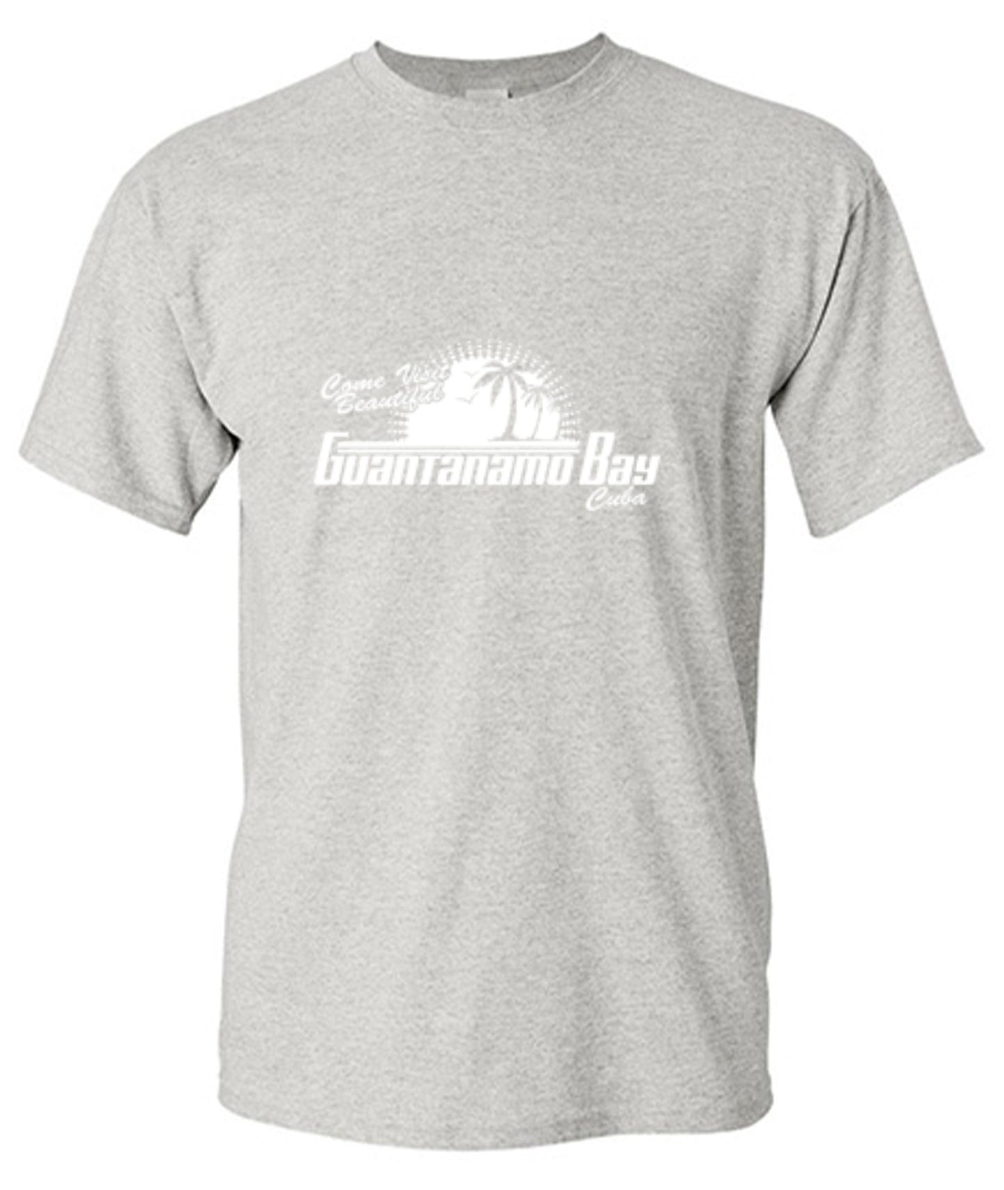 Funny T-Shirts design "Come Visit Beautiful Guantanamo Bay Cuba"