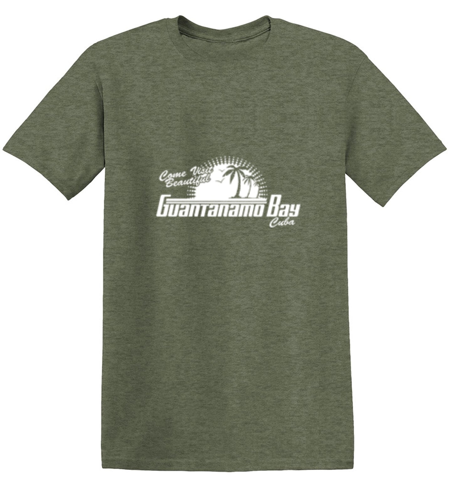 Funny T-Shirts design "Come Visit Beautiful Guantanamo Bay Cuba"