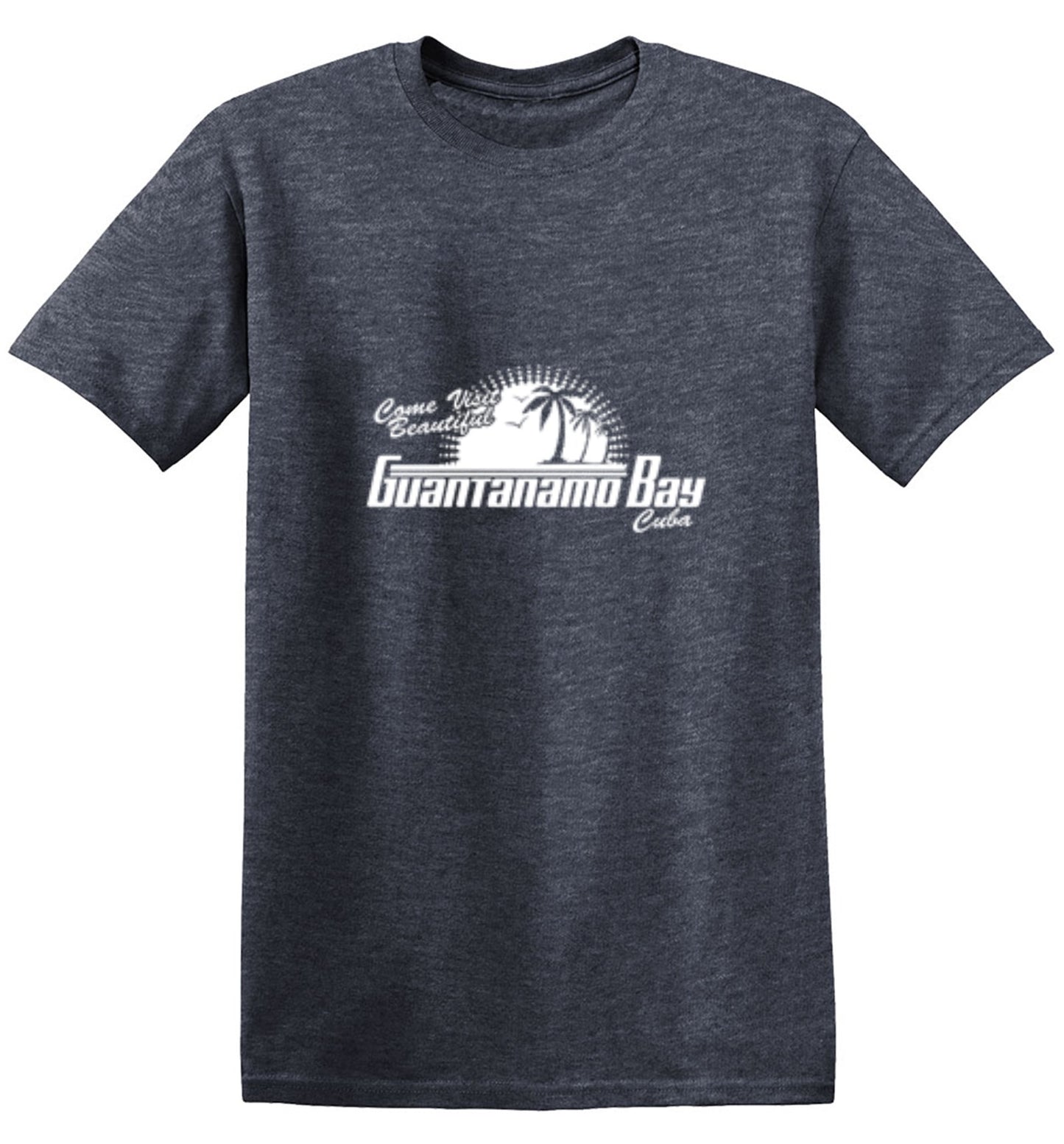 Funny T-Shirts design "Come Visit Beautiful Guantanamo Bay Cuba"