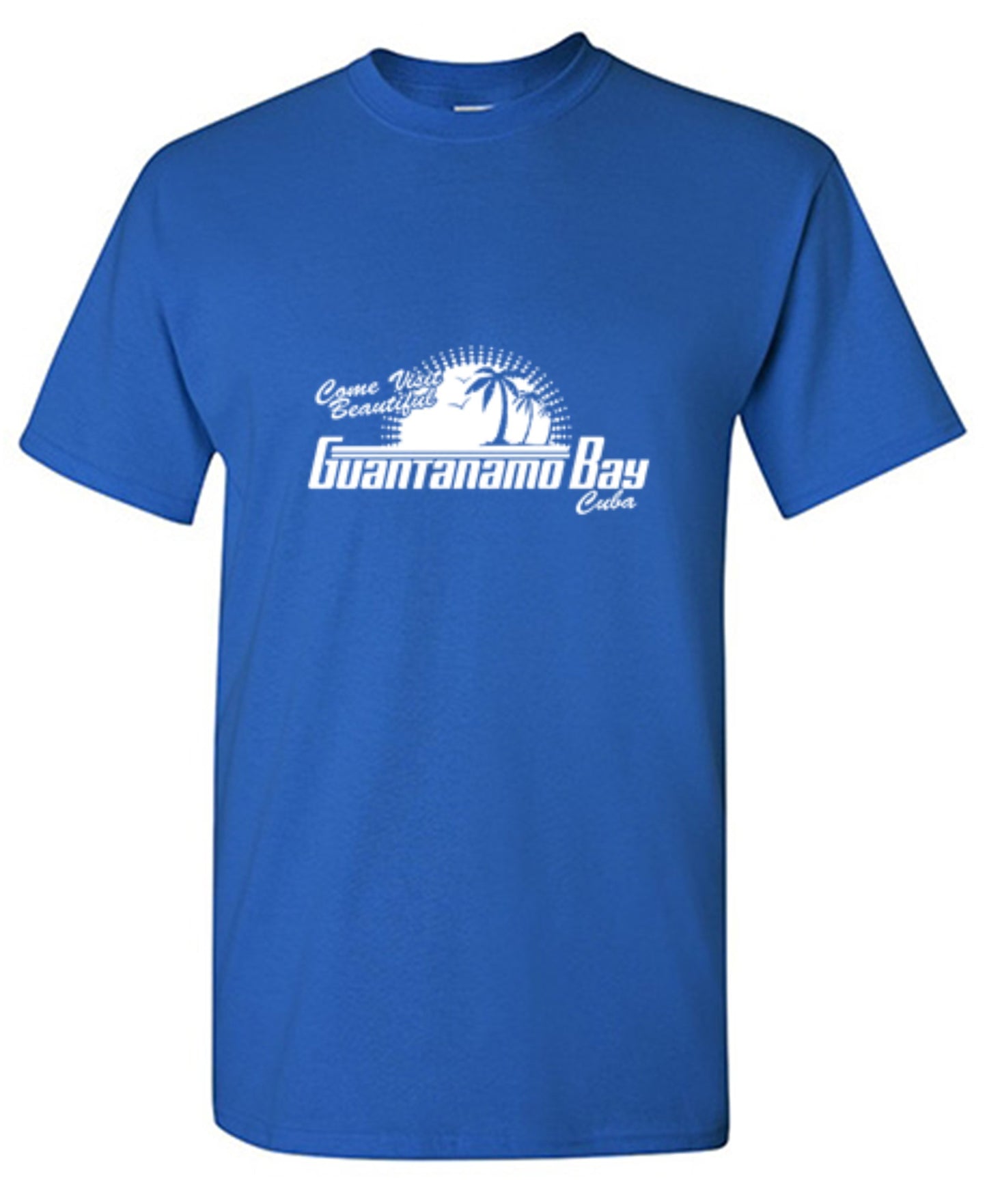 Funny T-Shirts design "Come Visit Beautiful Guantanamo Bay Cuba"