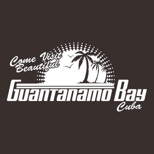 Funny T-Shirts design "Come Visit Beautiful Guantanamo Bay Cuba"