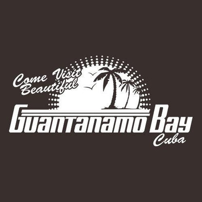 Funny T-Shirts design "Come Visit Beautiful Guantanamo Bay Cuba"