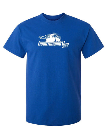 Funny T-Shirts design "Come Visit Beautiful Guantanamo Bay Cuba"
