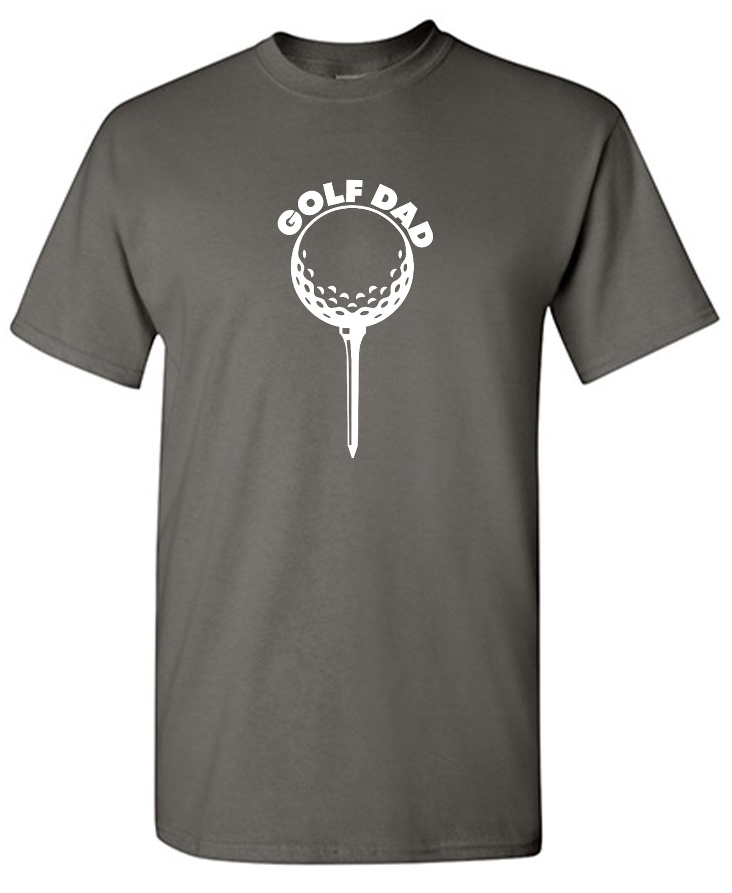 Funny T-Shirts design "Golf Dad, Graphic Shirt - Ring Spun Tee"