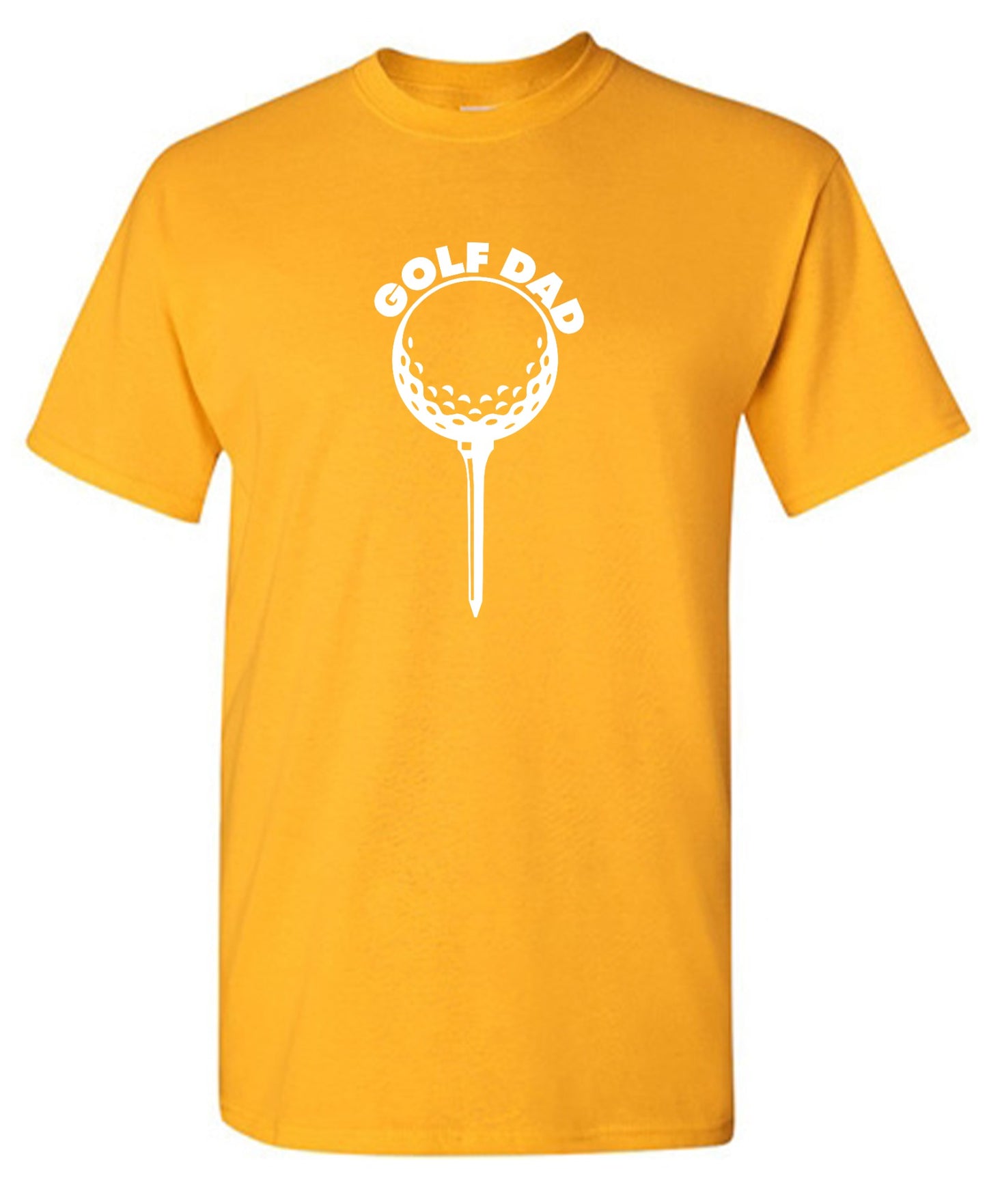 Funny T-Shirts design "Golf Dad, Graphic Shirt - Ring Spun Tee"