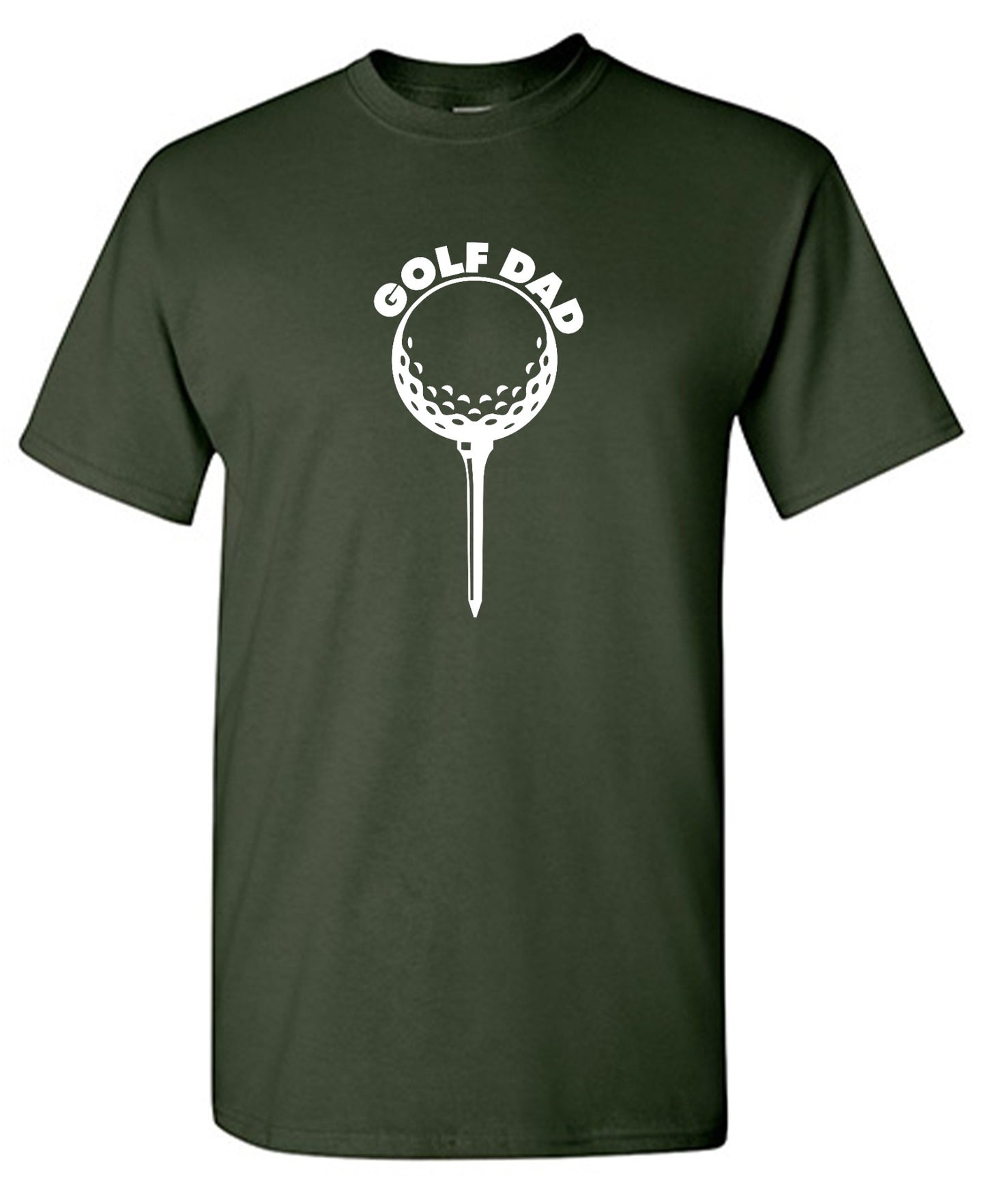 Funny T-Shirts design "Golf Dad, Graphic Shirt - Ring Spun Tee"
