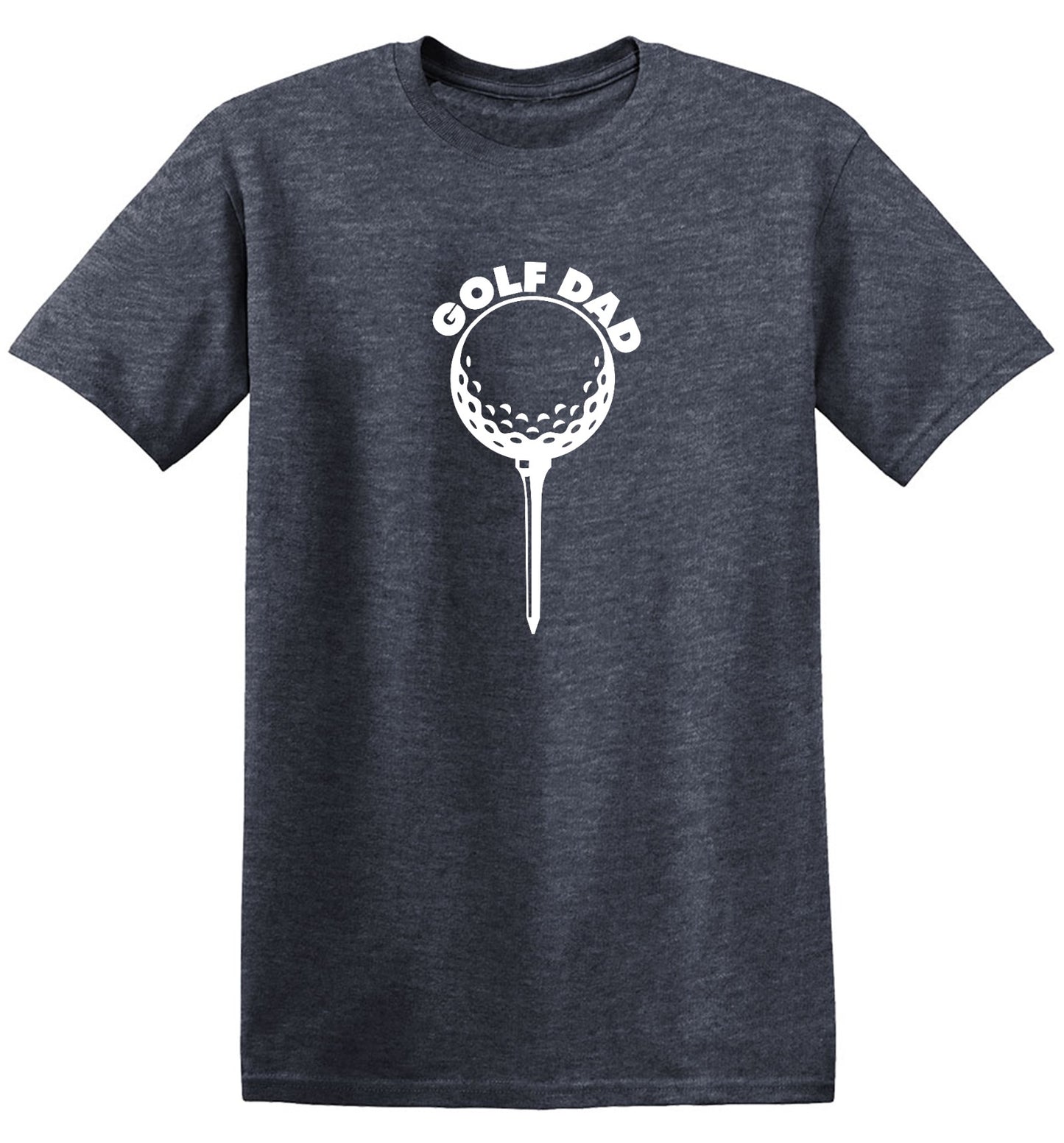 Funny T-Shirts design "Golf Dad, Graphic Shirt - Ring Spun Tee"