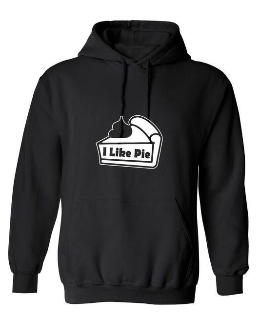 Funny T-Shirts design "I Like Pie - Hoodie"