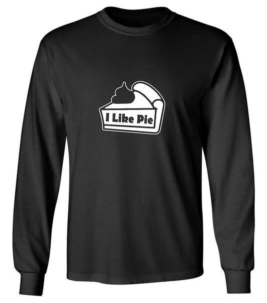 Funny T-Shirts design "I Like Pie - Long Sleeve"