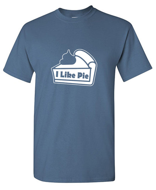 Funny T-Shirts design "I Like Pie"