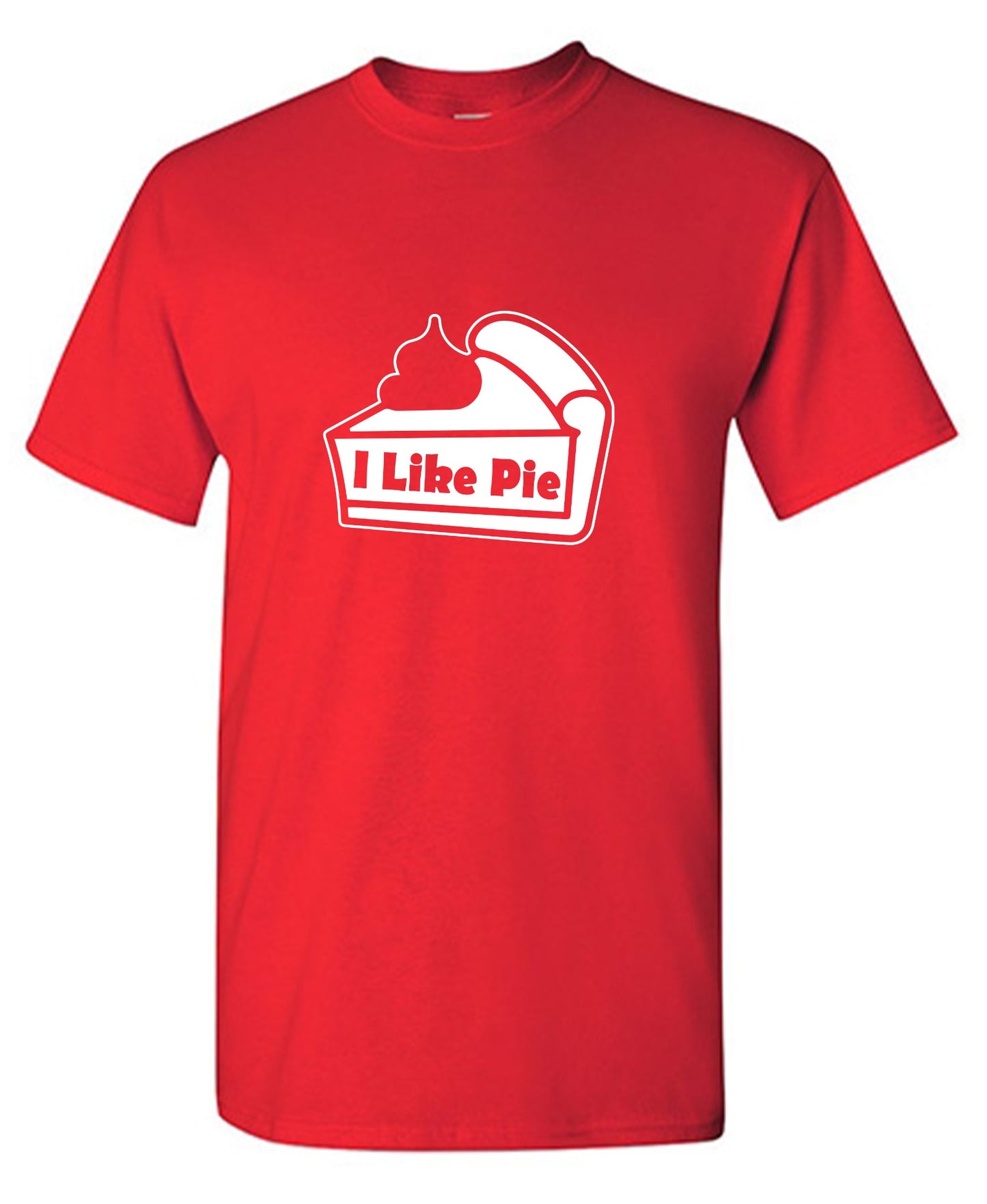 Funny T-Shirts design "I Like Pie"