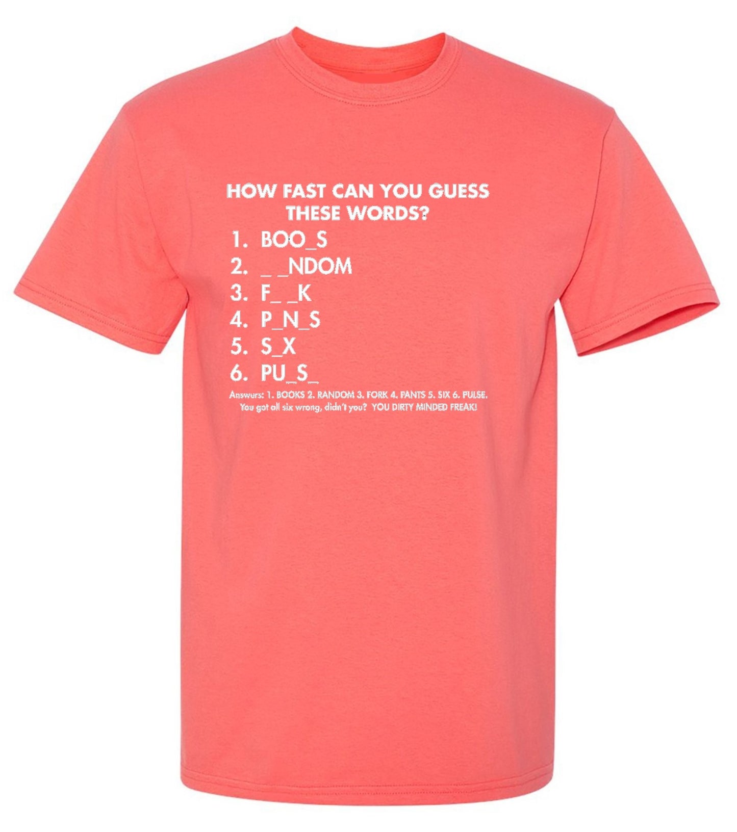 Funny T-Shirts design "Regular How Fast Can You Guess"