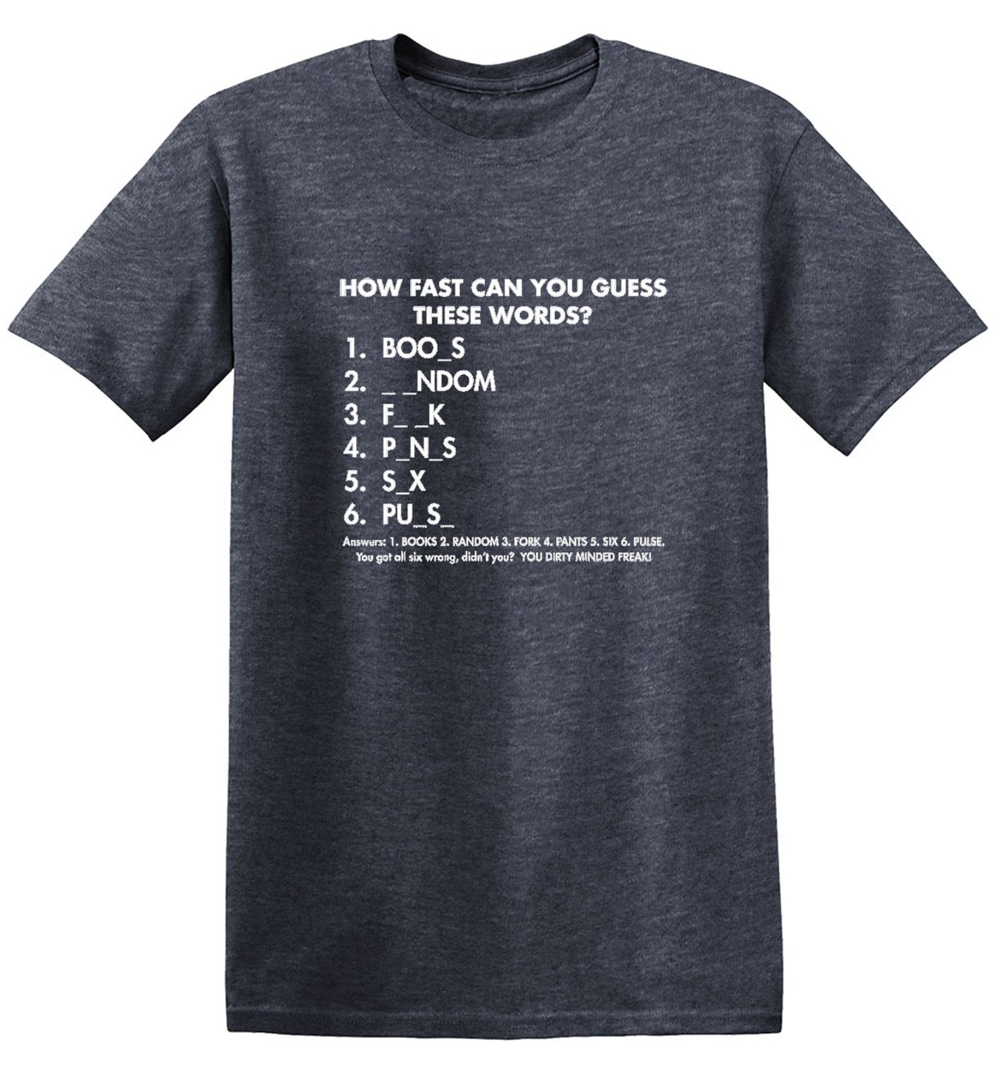Funny T-Shirts design "Regular How Fast Can You Guess"