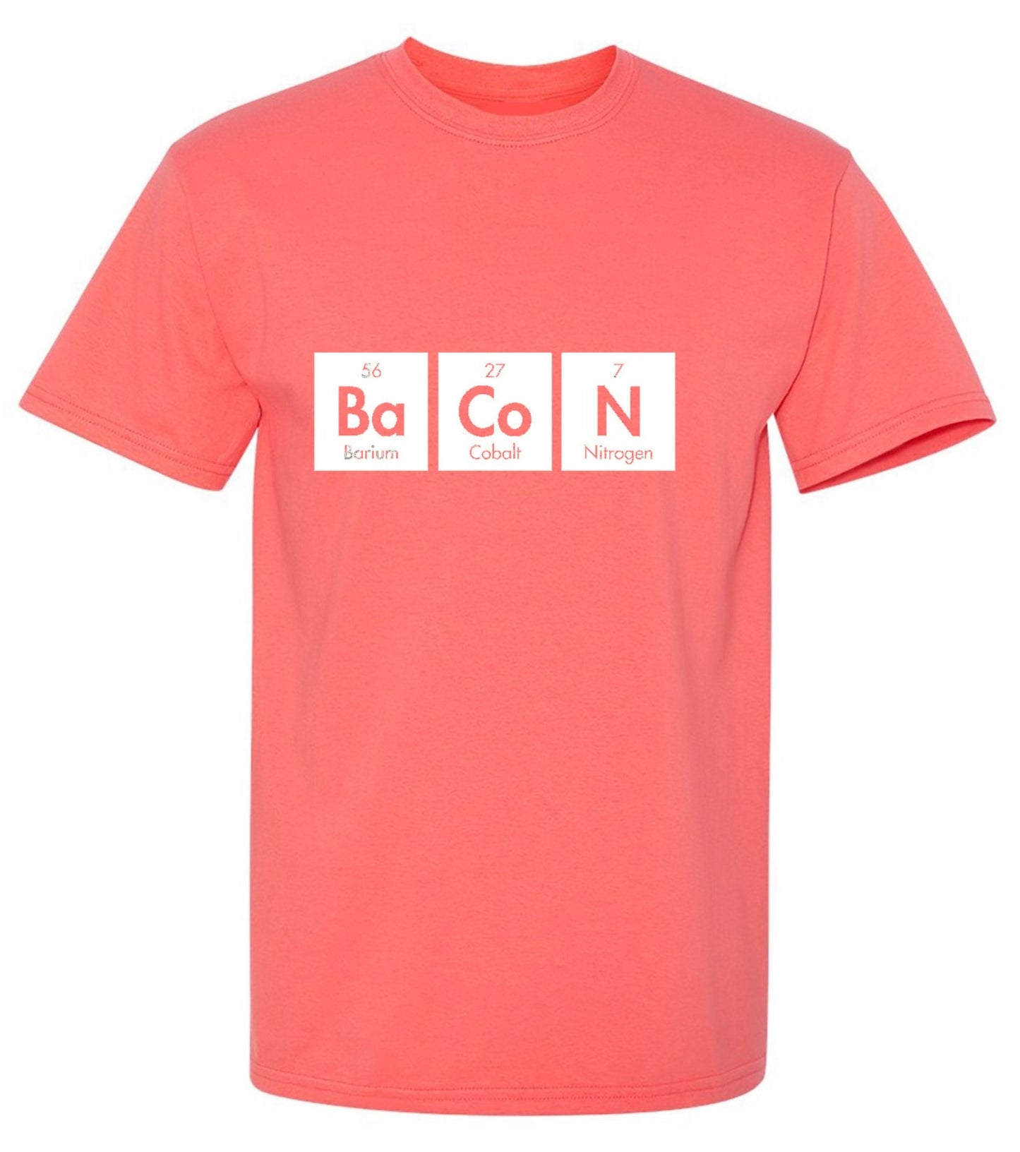 Funny T-Shirts design "Bacon Elements"