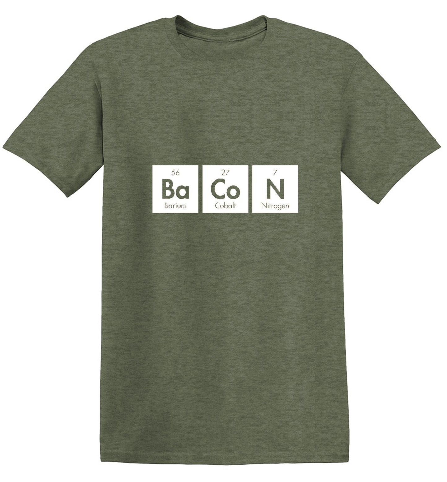Funny T-Shirts design "Bacon Elements"