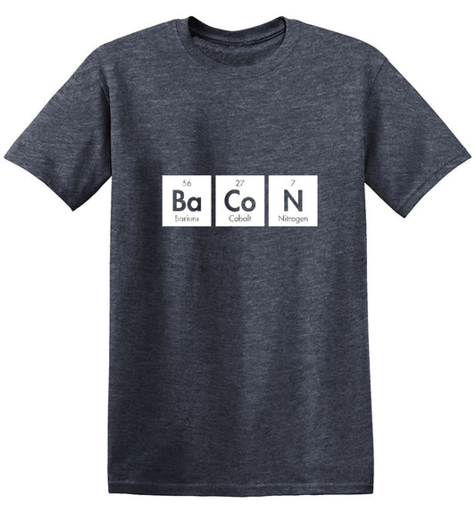 Funny T-Shirts design "Bacon Elements"