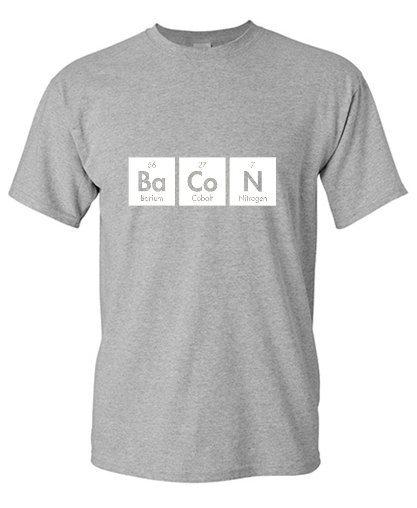Funny T-Shirts design "Bacon Elements"
