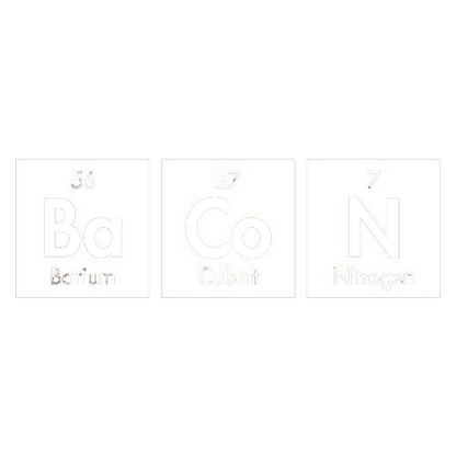 Funny T-Shirts design "Bacon Elements"