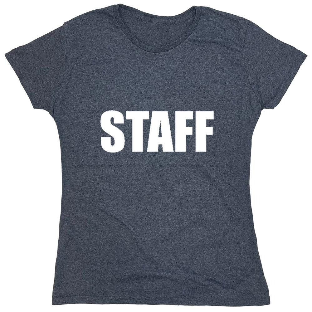 Funny T-Shirts design "Staff - Womens"